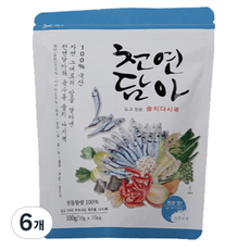 천연담아 솔치다시팩, 100g, 6개