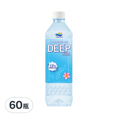 OKINA 益生菌水 DEEP PLUS, S12益生菌補充, 無甜味, 乳酸風味, 含12種輕暢益生菌, 850ml, 60瓶