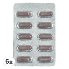 弘茂 益利素西洋接骨木精華素膠囊，每盒80份，每份0.5公克, 10顆, 500mg, 6盒