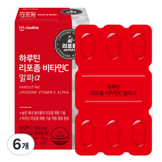 하루틴 리포좀 비타민C 알파α 33g, 30정, 6개