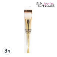 Real Techniques 볼드 메탈즈 100 아치드 파우더 브러쉬, 3개