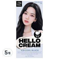 미쟝센 뉴 헬로크림 1CB 125g, 쿨블랙, 5개