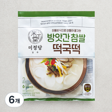 즐거운동행 미정당 방앗간 참쌀 떡국떡, 400g, 6개