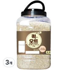 냉장고쏙 퀵 롤드 오트, 2.5kg(1개), 3개