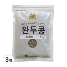 대한농산 완두콩, 1kg, 3개