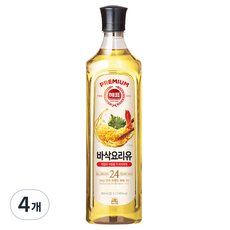 해표 바삭 요리유, 4개, 900ml