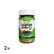 산애뜰 브로콜리 새싹 분말, 80g, 2개