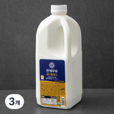 연세우유 골드플러스 우유, 1800ml, 3개