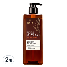 려 맥주효모 모근영양 샴푸 아로마틱 플로럴 부케향, 2개, 600ml