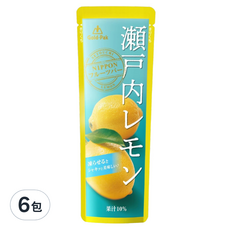 Gold-Pak 風味果汁棒 瀨戶內檸檬, 80g, 6包