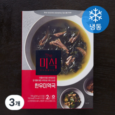 더미식 한우미역국 2인분 (냉동), 700g, 3개