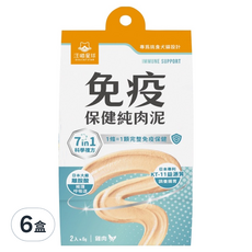 DOG CAT STAR 汪喵星球 免疫保健純肉泥 12g, 免疫/抗氧化, 2條, 6盒