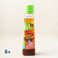 풀무원 콜레스테롤 제로 매콤한식 오리엔탈 소스, 240g, 6개