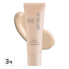 아르데코 라이트 루미너스 파운데이션 25ml, 08호 뉴트럴 포슬린, 3개