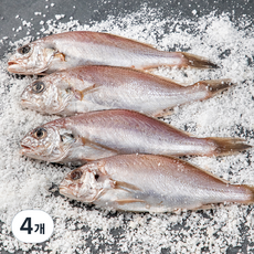 부산 13번 중매인 생물 소금간 백조기 4~6미 구이용 (냉장), 500g, 4개