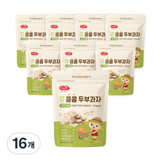 베베스트 처음먹는 콩콩 두부과자 20g, 16개, 오리지널