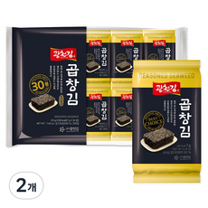 광천김 프리미엄 곱창 도시락김 30봉, 210g, 2개 210g, 2개