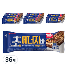 롯데웰푸드 초 에너지바, 40g, 36개