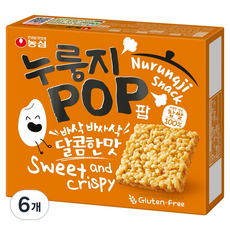 농심 누룽지팝, 6개, 142g