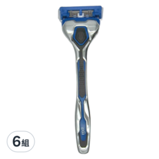 KAI 貝印 axia 潤滑刮鬍刀 附5刀刃, AX-5SE, 6組
