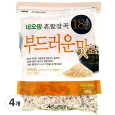 네오팜 혼합잡곡 18곡 부드러운맛, 800g, 4개