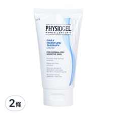PHYSIOGEL 潔美淨 層脂質保濕乳霜75ml, 舒緩保濕，修復皮膚屏障，無添加香料色素，敏感肌適用 (2條), 75ml