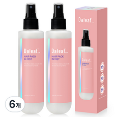 달리프 글램 노워시 헤어팩 인 미스트, 200ml, 6개