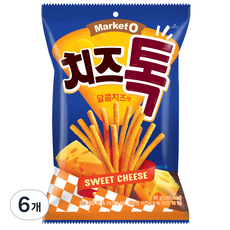 마켓오 치즈톡 달콤치즈맛, 80g, 6개 80g × 6개 섬네일