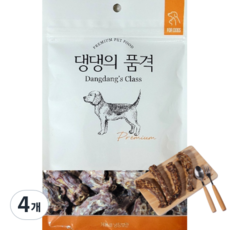 댕댕의품격 강아지 간식 오리목뼈 500g, 4개, 오리고기맛