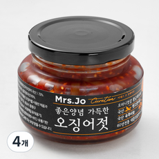 미세스조큐레이션 좋은양념 가득한 오징어젓, 250g, 4개