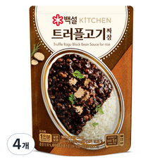 백설 트러플고기짜장, 4개, 160g
