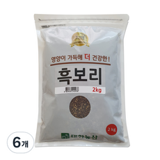 대한농산 흑보리, 2kg, 6개