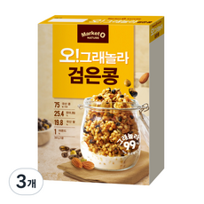 오그래놀라 검은콩 시리얼, 365g, 3개