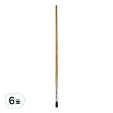 Pentel 飛龍文具 水彩筆 圓頭, 2號, 6支