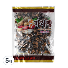 HM 부드럽고 고소한 옛날 땅콩캬라멜 550g, 12g, 5개