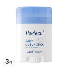 메디플라워 퍼펙트 에어리 유브이 선스틱 SPF 50+ PA++++, 23g, 3개