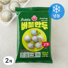 오뚜기 버블만두 고기 (냉동), 168g, 2개
