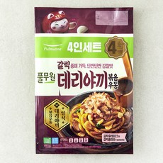 풀무원 갈릭 데리야끼 볶음 우동 4인분, 890g, 1개 890g, 1개