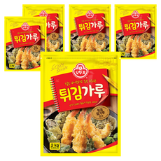 오뚜기 튀김가루, 2kg, 5개