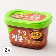 풀무원 찬마루 정통 된장찌개양념, 450g, 2개