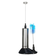 手持式電動攪拌器套組, 不鏽鋼+ABS材質, 19000 RPM, 1組, 銀色