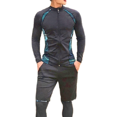 成人男兩件組(外套、泳褲), 2XL