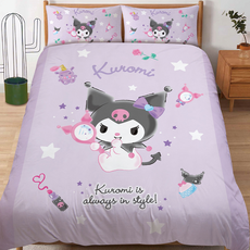 KUROMI 酷洛米 床包含二件枕套 05030201