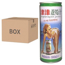津津 蘆筍汁, 原汁10%, 245ml x 24罐