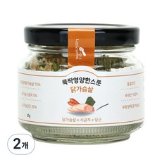 리틀스푼 뚝딱영양한스푼 이유식, 닭가슴살맛, 2개, 25g