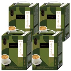 Damtuh 丹特 紅蔘薑茶沖泡粉, 18g, 40包, 4盒
