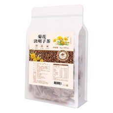 仁濟中藥 菊花決明子茶 3C守護茶 Set 15, 養顏美容，含枸杞 胎菊 牛蒡 桂花 金銀花, 6g, 15包, 1袋