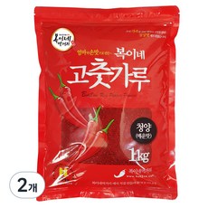 복이네먹거리 중국산 청양고추가루 매운맛 김치용, 1kg, 2개