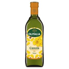 OLITALIA 奧利塔 頂級芥花油，單元不飽和脂肪酸68%，發煙點高達230度，750ml, 1瓶