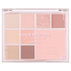 MERZY 日常九色眼影腮紅盤, 03 Rosy Closet, 1個